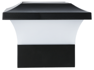 Solcellslampa stolphatt stolplock Northlight, 9,5 x 9,5 cm