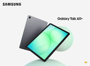 Samsung Galaxy Tab A11+ surfplatta 11 tum 5G, 128 GB, grå