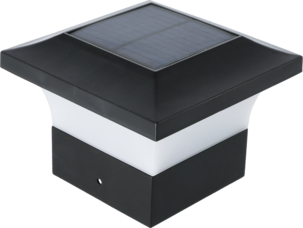 Solcellslampa stolphatt stolplock Northlight, 9,5 x 9,5 cm