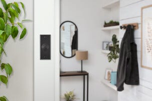 Beslagsboden tryckknapp dörrklocka