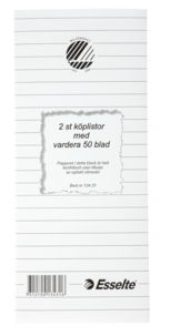 Esselte handlelister, 2-pack