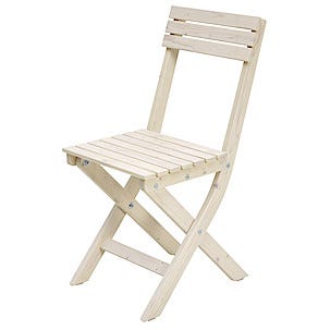 Kokoontaitettava tuoli, ulkokaluste puuta