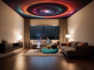 Bærbar miniprojektor med HD og 110 ANSI