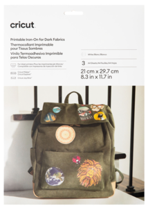 Cricut Printable Iron-On for mørke tekstiler, A4, 3 ark