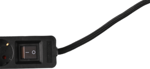 Grenuttag 3-vägs med strömbrytare inomhus, 2,5 m