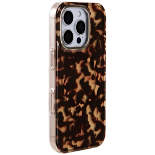 Exibel Safari mobildeksel for iPhone 16 Pro, skilpaddemønstret