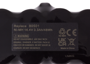Batteri 14,4 V / 3300 mAh til iRobot Roomba XLife, NiMH