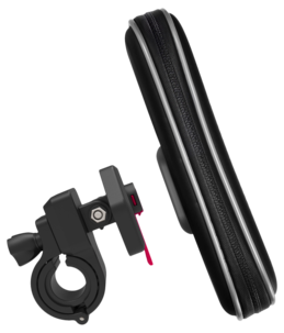 Mobilhållare med vattentätt fodral, för cykel, Snapflex Celly