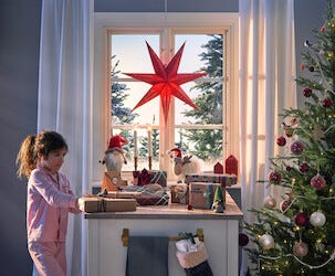 Julstjärna papp 70 cm, Northlight