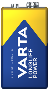 Varta Longlife Power 9V-batterier, 20-pakning