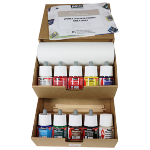 Pebeo Marmorointivärit paperille, kankaalle ja puulle, 10 väriä