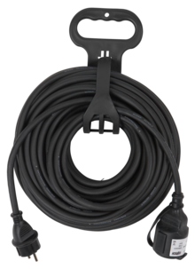 Skarvsladd 2,5 mm2 för utomhusbruk, svart