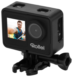 Rollei D2Pro 4K-actionkamera med tilbehør