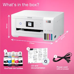 Epson Ecotank ET-2856 Tulostin, jossa skanneri ja LCD-näyttö