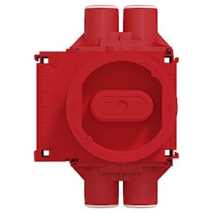 Apparatdosa hög ring ELKO Flexi+ enkeldosa