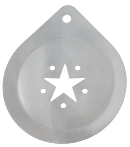 Dekorations schablon 2-pack,