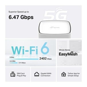 TP-Link Archer NX505 5G-router WiFi 6 AX3000
