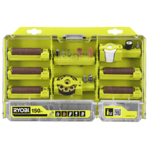 Ryobi RAR800K-150 tillbehörsset multiverktyg, 150 delar