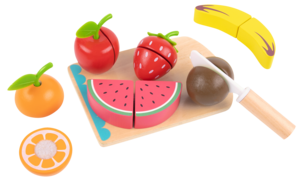 Lekefrukter i tre, 17 deler, fra 3 år