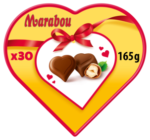 Marabou Hearts Suklaarasia, 30 konvehtia