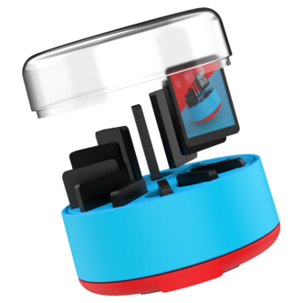 Exibel roterende kortoppbevaring Nintendo Switch, 12 rom