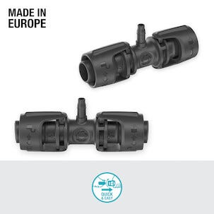 Gardena T-koppling 1/2 tum till 3/16 tum, 5-pack