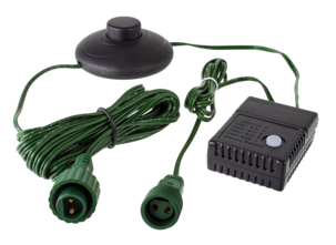 Lattiavirtakytkin ja ohjausyksikkö joulukuuseen 12 V, himmennin ajastin