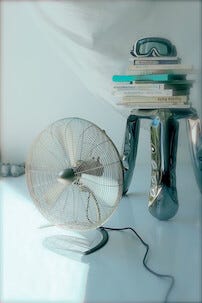 Golvfläkt Stadler Form Charly Little