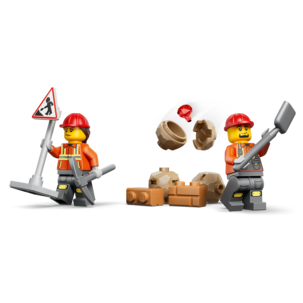 LEGO City Keltainen traktorikaivuria 60480, 7+