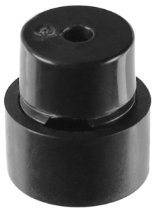 Kabelhållare utomhus svart, 10-pack