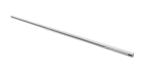 Skinne til lamellgardin enkel, veggmontert, hvit