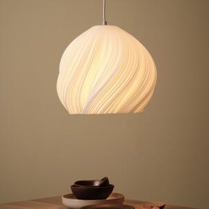 Northlight Mila taklampa 3D-design, vit