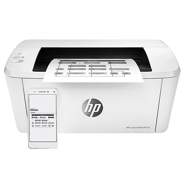 HP LaserJet Pro M15W, laserskrivare | Clas Ohlson