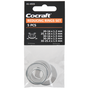 Cocraft distansringar för sågklinga, 5-pack