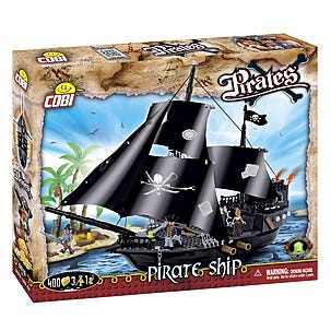 Byggklossar Piratskepp Pirates, Cobi
