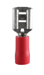 Flatstiftshylsa 1,5 mm röd hona, 10-pack