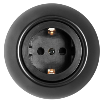 Schneider Renova 1-vägs infällt vägguttag 