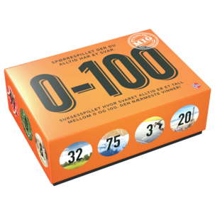 MIG spørrespill 0–100 Oransje, fra 14 år