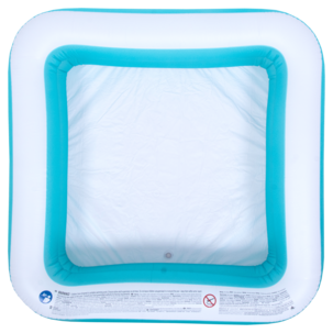 Lite barnebasseng i plast, oppblåsbart, 145 × 145 cm