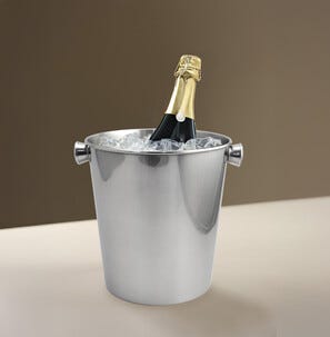 Isbøtte i metall for champagne og vin, 3,8 liter