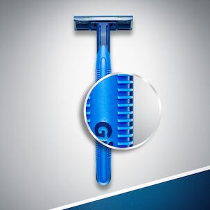 Rakhyvlar Gillette Blue II Plus Slalom, 10-pack