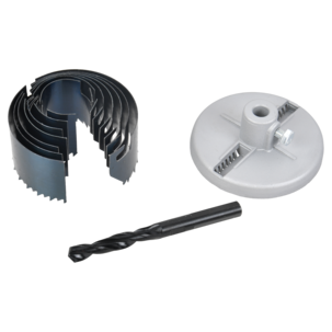 Cocraft hullsagsett 25–62 mm, tre og gips, 7 deler