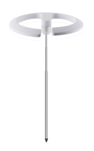 Kasvivalaisin LED ruukkukasveille, pyöreä teleskooppi valkoinen