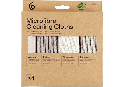 Mikrofiberduk 32 x 31 cm, 4-pack 