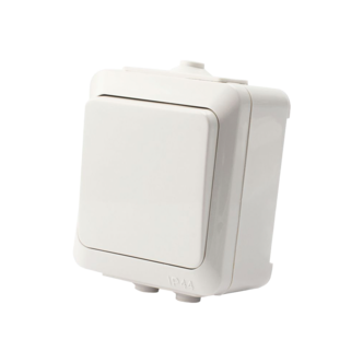 Cotech utanpåliggande strömbrytare 1-polig/trapp