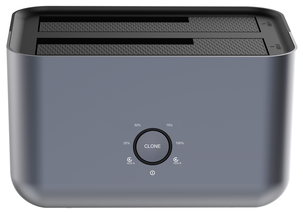 Dubbel dockningsstation med diskkloning för 2,5 och 3,5 tum hårddisk, USB 3.0