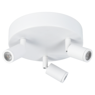 Northlight Leon takspotlight 3 LED-lampor dimbar, 15 cm