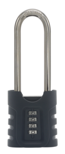 Hengelås med kode og kraftig bøyle, Cocraft, bredde 59 mm