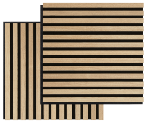 FibroTech Square akustikkpanel til vegg og tak, 2-pakning