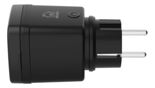 Deltaco SH-OP01 smart plug utomhus IP44, svart